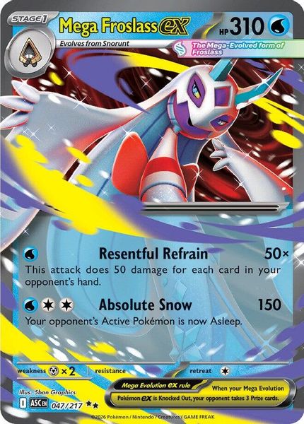 Mega Froslass ex - Mega Evolução – Heróis Excelsos