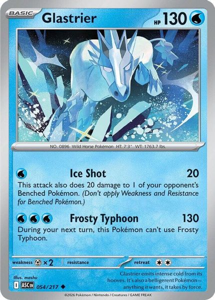 Glastrier - Mega Evolução – Heróis Excelsos