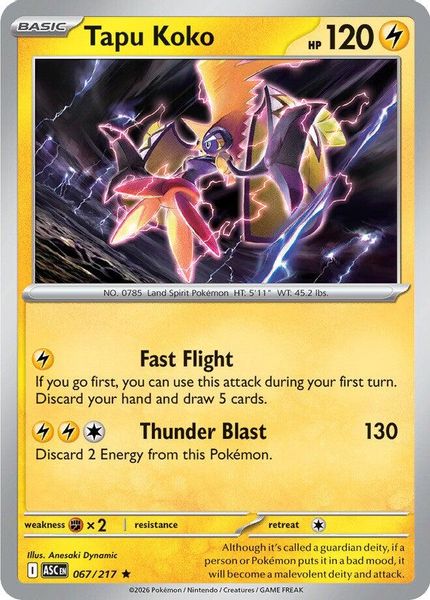 Tapu Koko - Mega Evolução – Heróis Excelsos