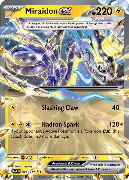 Miraidon ex - Mega Evolução – Heróis Excelsos