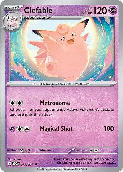 Clefable - Mega Evolução – Heróis Excelsos