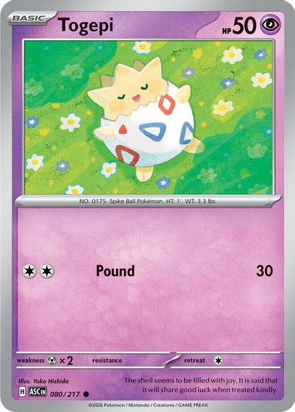 Togepi - Mega Evolução – Heróis Excelsos