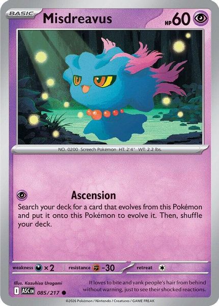Misdreavus - Mega Evolução – Heróis Excelsos