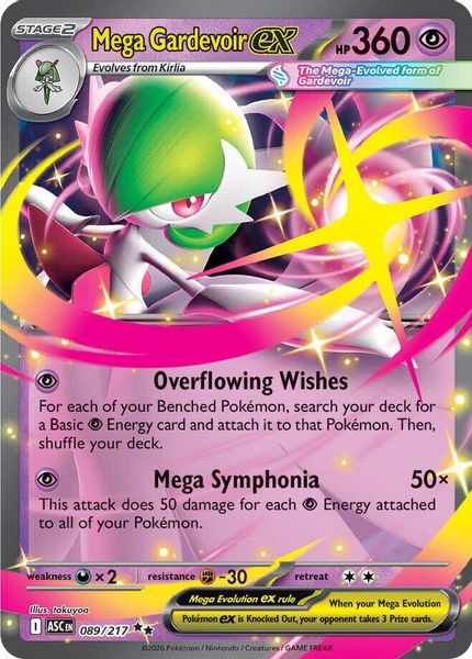 Mega Gardevoir ex - Mega Evolução – Heróis Excelsos