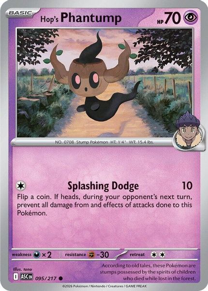 Hop's Phantump - Mega Evolução – Heróis Excelsos