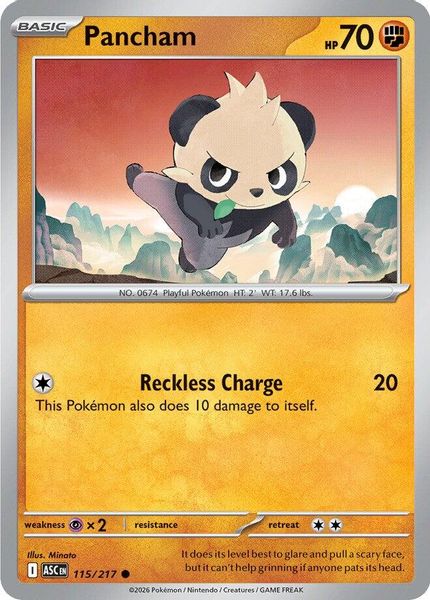 Pancham - Mega Evolução – Heróis Excelsos