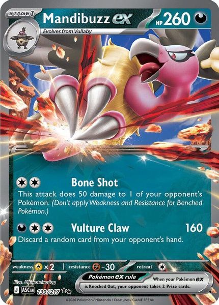 Mandibuzz ex - Mega Evolução – Heróis Excelsos