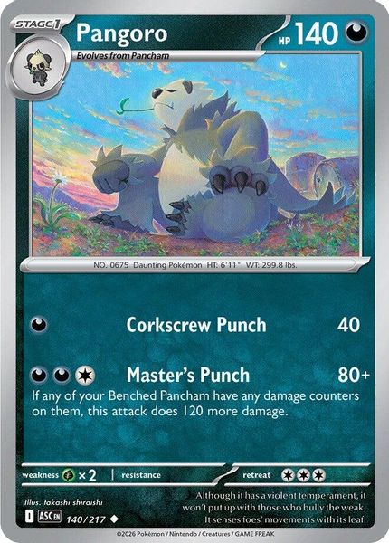 Pangoro - Mega Evolução – Heróis Excelsos