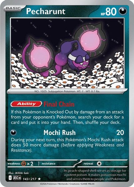 Pecharunt - Mega Evolução – Heróis Excelsos