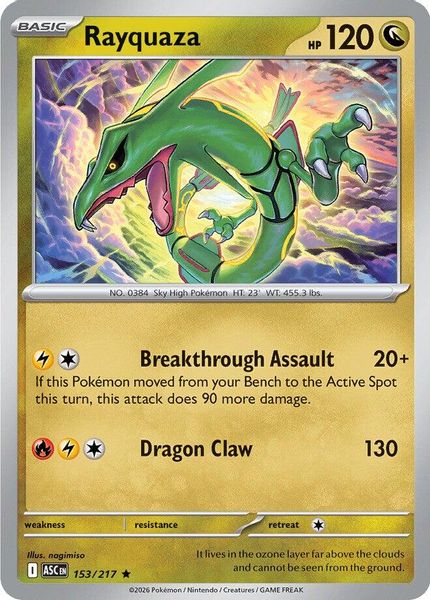 Rayquaza - Mega Evolução – Heróis Excelsos