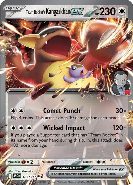 Team Rocket's Kangaskhan ex - Mega Evolução – Heróis Excelsos