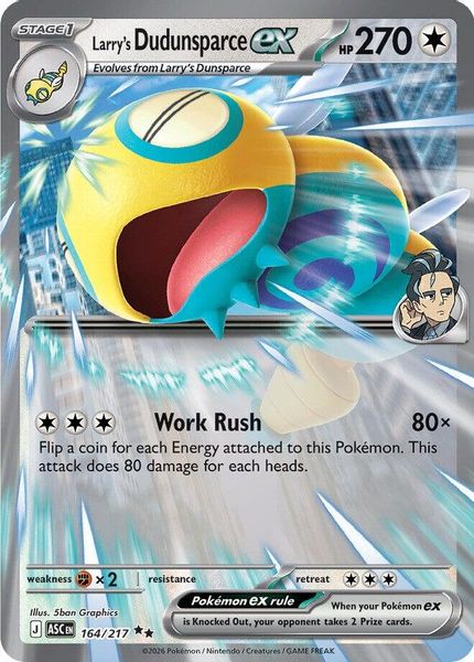 Larry's Dudunsparce ex - Mega Evolução – Heróis Excelsos