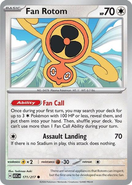 Fan Rotom - Mega Evolução – Heróis Excelsos