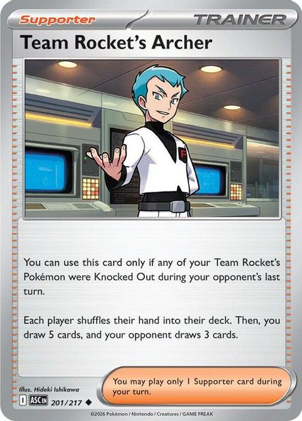 Team Rocket's Archer - Mega Evolução – Heróis Excelsos