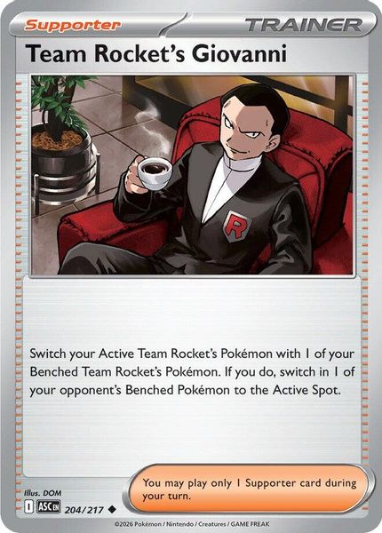 Team Rocket's Giovanni - Mega Evolução – Heróis Excelsos