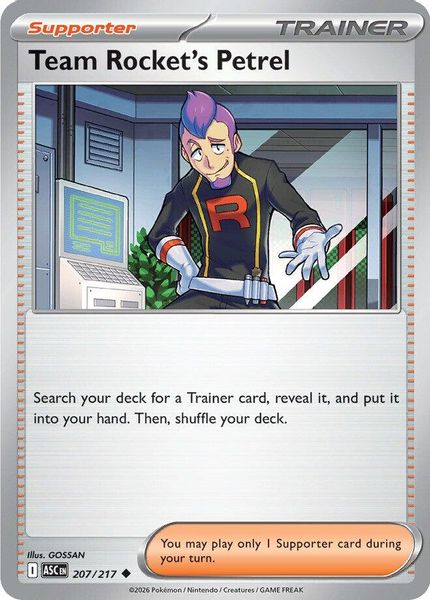 Team Rocket's Petrel - Mega Evolução – Heróis Excelsos