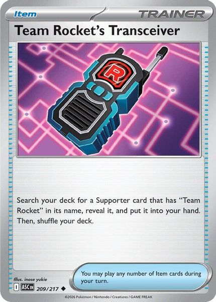 Team Rocket's Transceiver - Mega Evolução – Heróis Excelsos