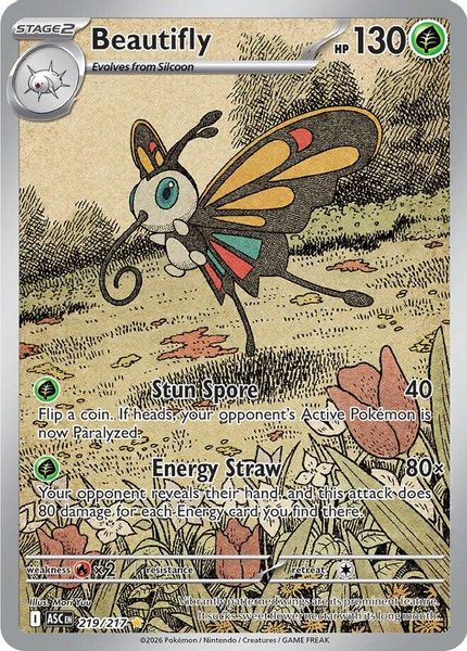 Beautifly - Mega Evolução – Heróis Excelsos