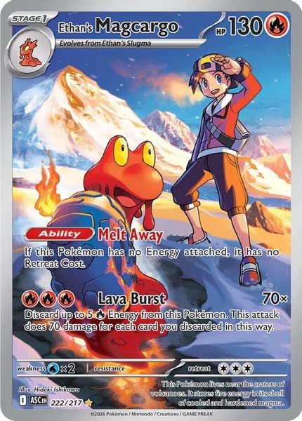 Ethan's Magcargo - Mega Evolução – Heróis Excelsos