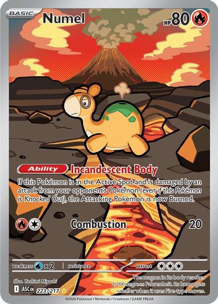 Numel - Mega Evolução – Heróis Excelsos