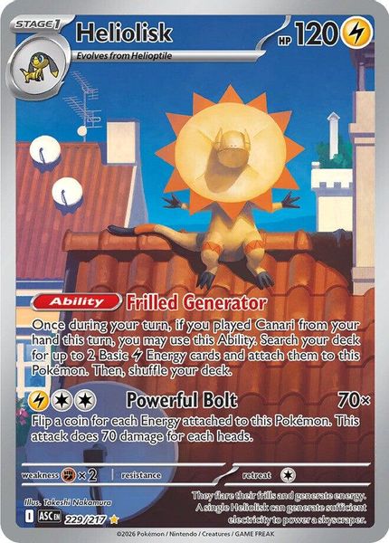 Heliolisk - Mega Evolução – Heróis Excelsos