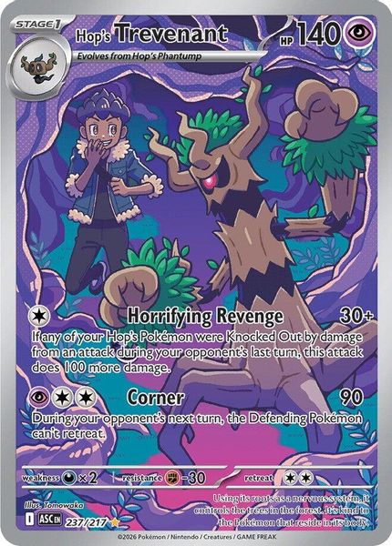 Hop's Trevenant - Mega Evolução – Heróis Excelsos