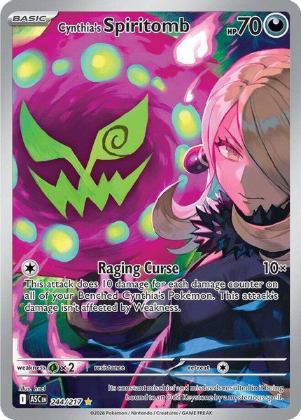 Cynthia's Spiritomb - Mega Evolução – Heróis Excelsos