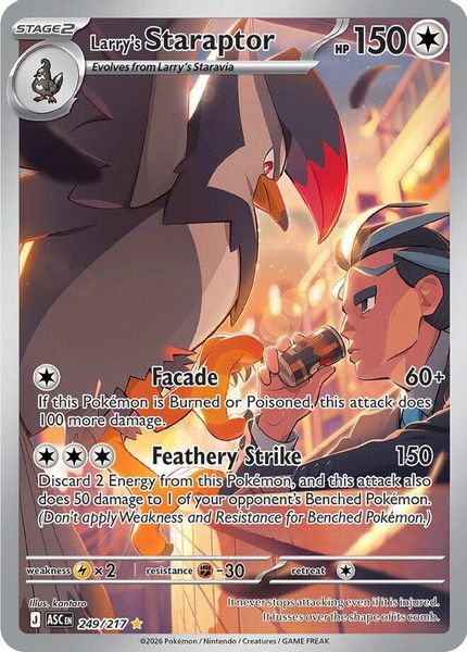 Larry's Staraptor - Mega Evolução – Heróis Excelsos