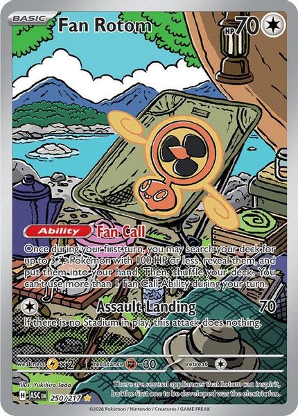 Fan Rotom - Mega Evolução – Heróis Excelsos