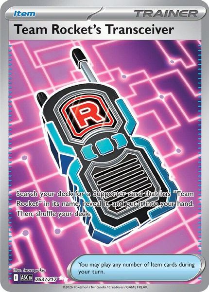 Team Rocket's Transceiver - Mega Evolução – Heróis Excelsos