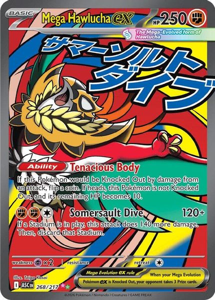 Mega Hawlucha ex - Mega Evolução – Heróis Excelsos