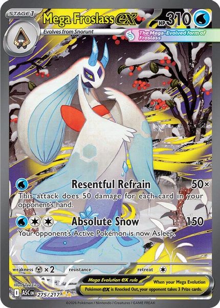 Mega Froslass ex - Mega Evolução – Heróis Excelsos
