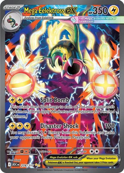 Mega Eelektross ex - Mega Evolução – Heróis Excelsos
