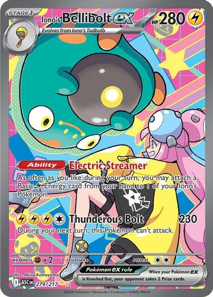 Iono's Bellibolt ex - Mega Evolução – Heróis Excelsos