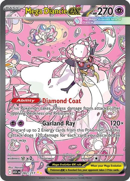Mega Diancie ex - Mega Evolução – Heróis Excelsos