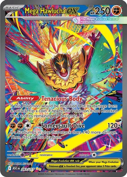 Mega Hawlucha ex - Mega Evolução – Heróis Excelsos