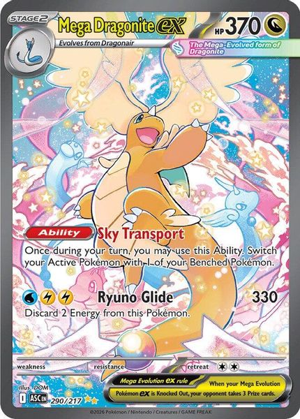 Mega Dragonite ex - Mega Evolução – Heróis Excelsos