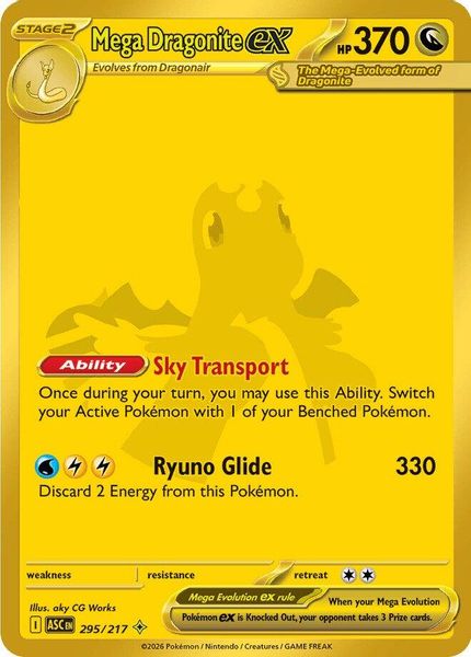 Mega Dragonite ex - Mega Evolução – Heróis Excelsos
