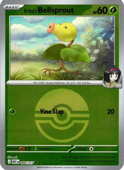 Erika's Bellsprout (Poke Ball) - Mega Evolução – Heróis Excelsos