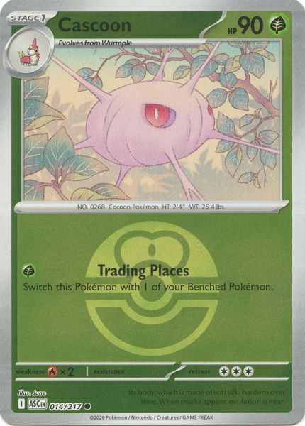 Cascoon (Love Ball) - Mega Evolução – Heróis Excelsos