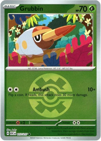 Grubbin (Quick Ball) - Mega Evolução – Heróis Excelsos