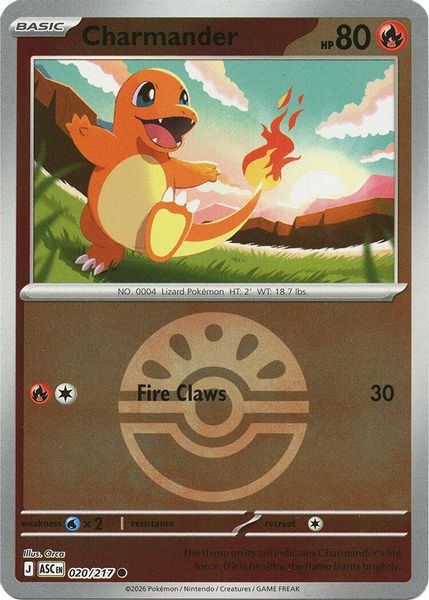 Charmander (Friend Ball) - Mega Evolução – Heróis Excelsos