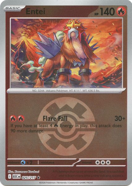 Entei (Quick Ball) - Mega Evolução – Heróis Excelsos