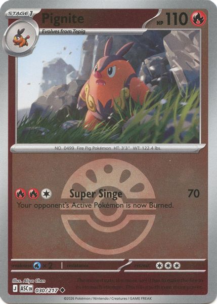 Pignite (Friend Ball) - Mega Evolução – Heróis Excelsos