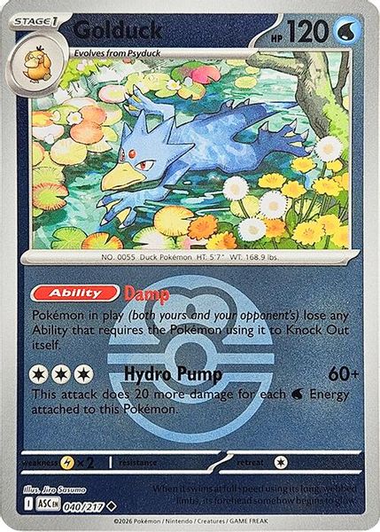 Golduck (Love Ball) - Mega Evolução – Heróis Excelsos