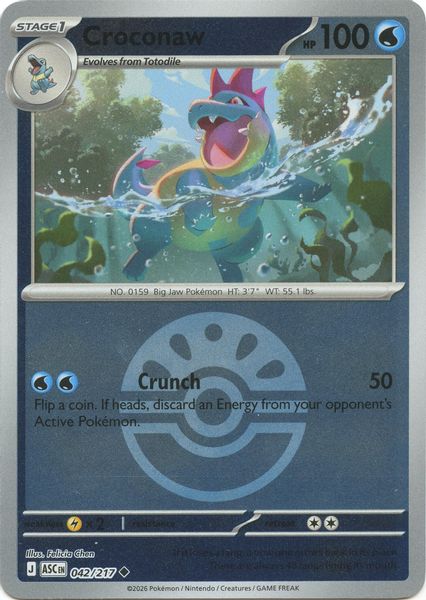 Croconaw (Friend Ball) - Mega Evolução – Heróis Excelsos