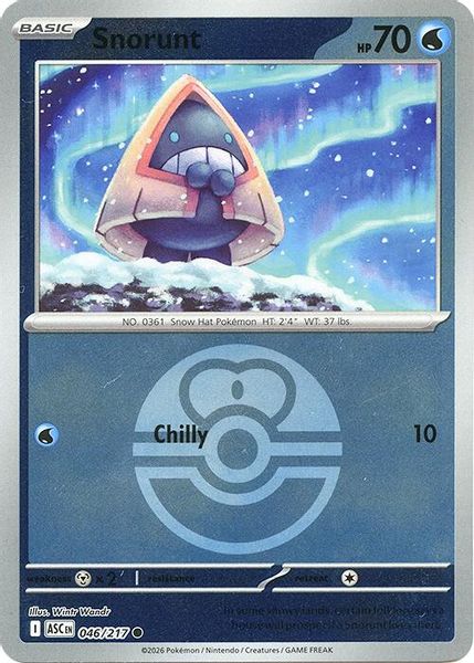 Snorunt - 046/217 (Love Ball) - Mega Evolução – Heróis Excelsos