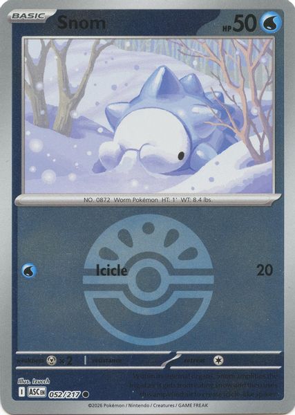 Snom (Friend Ball) - Mega Evolução – Heróis Excelsos