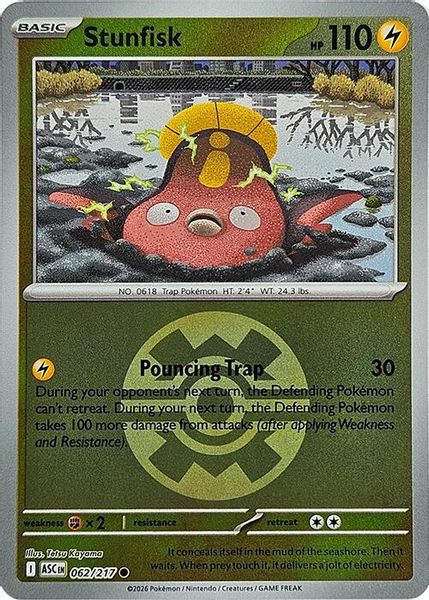 Stunfisk (Quick Ball) - Mega Evolução – Heróis Excelsos
