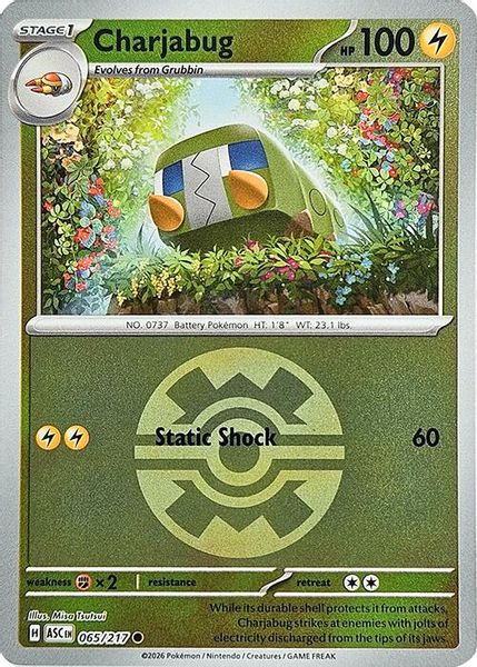 Charjabug (Quick Ball) - Mega Evolução – Heróis Excelsos